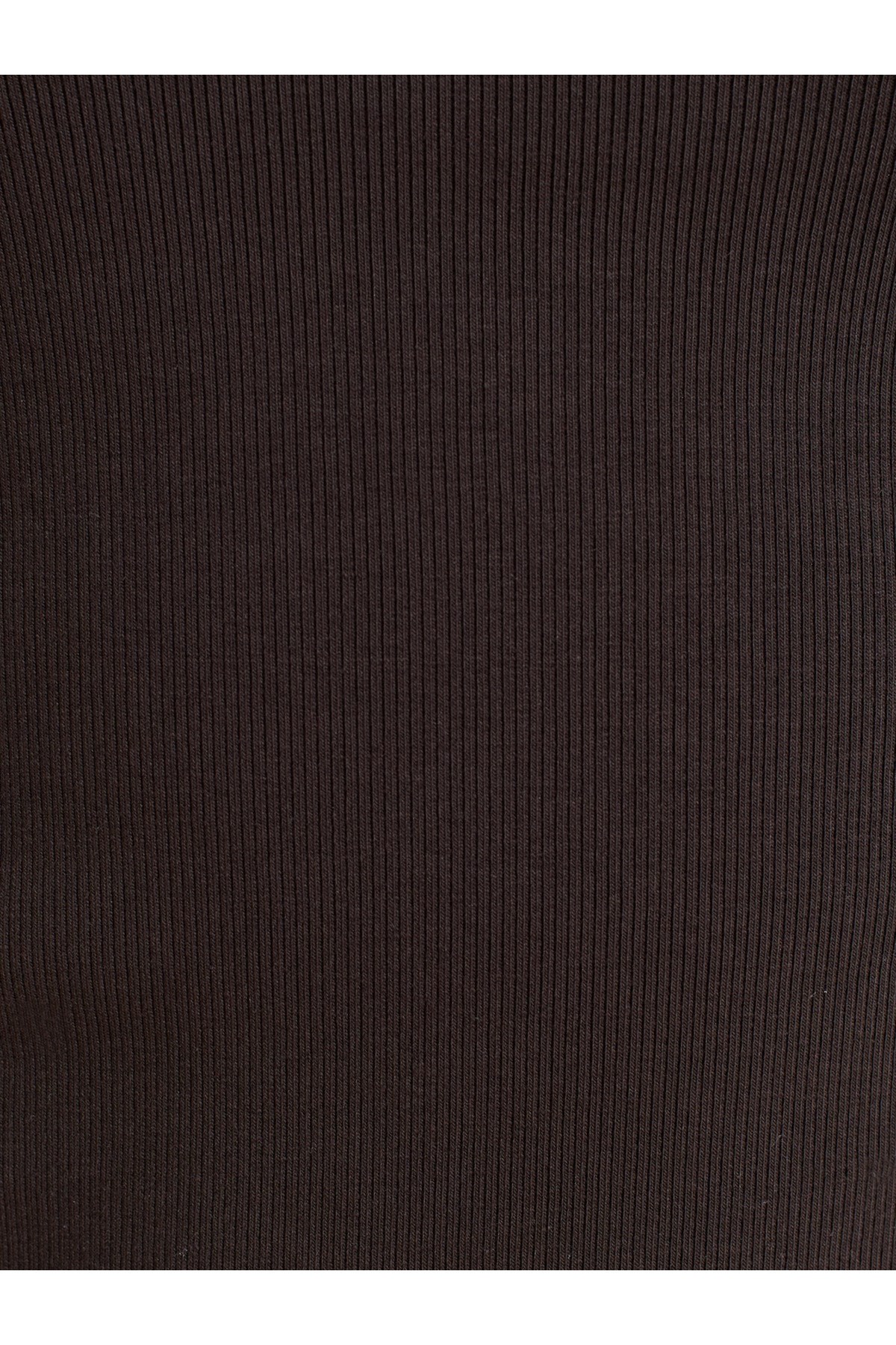 21057 Geniş Askılı Pamuk Top-Koyu Kahve