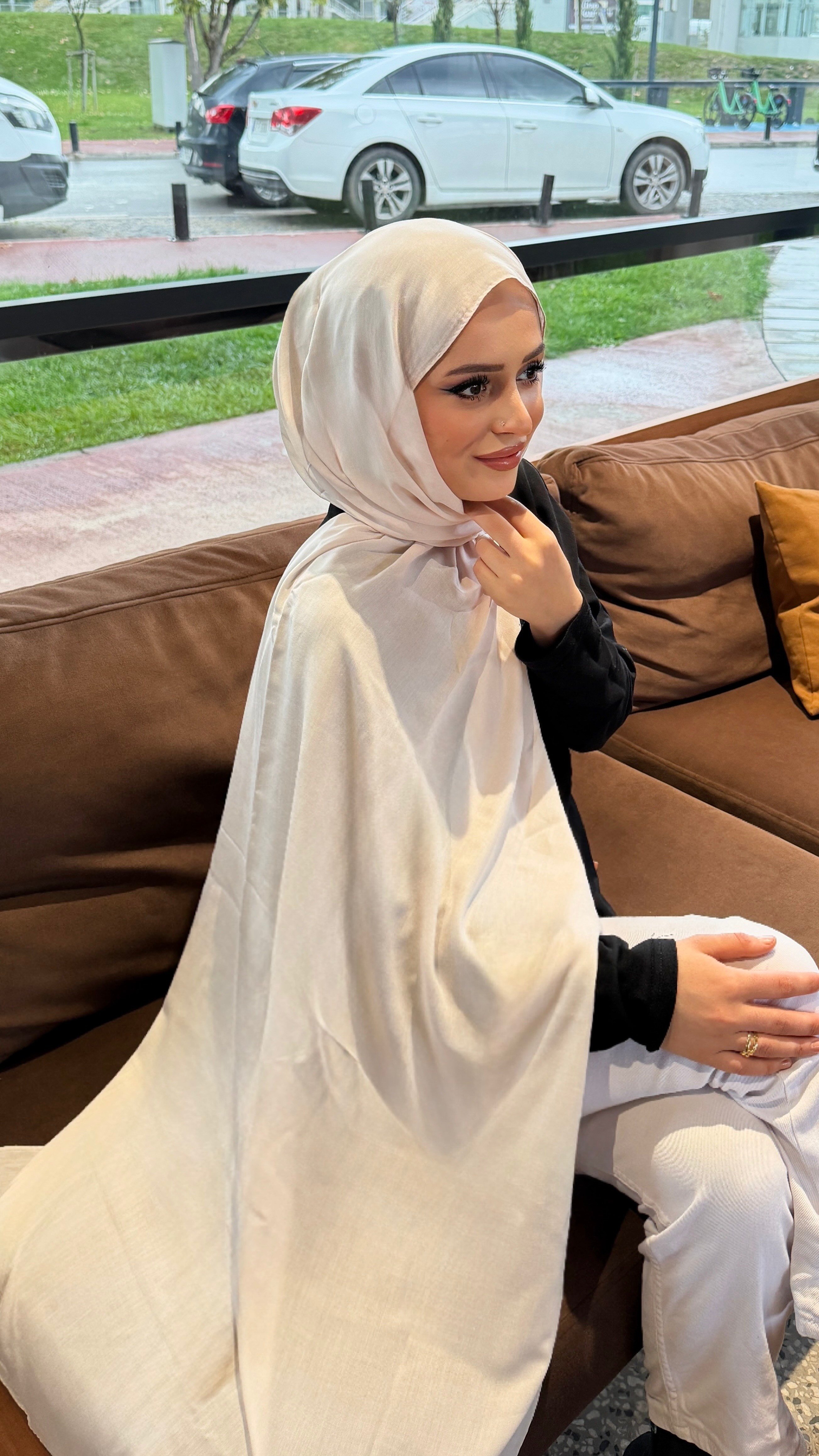 %100 ORGANİK ŞAL BEJ