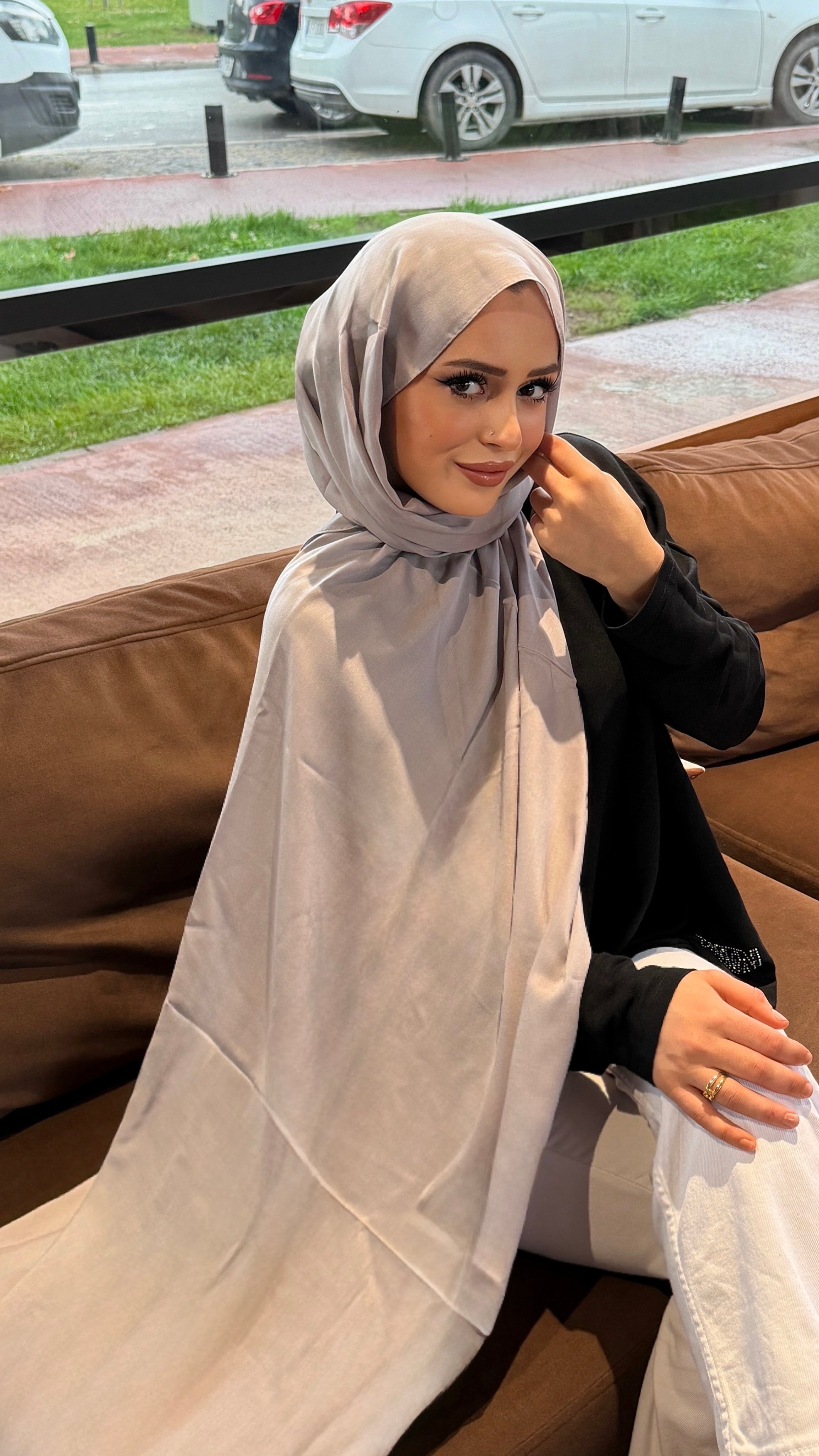 %100 ORGANİK ŞAL GRİ
