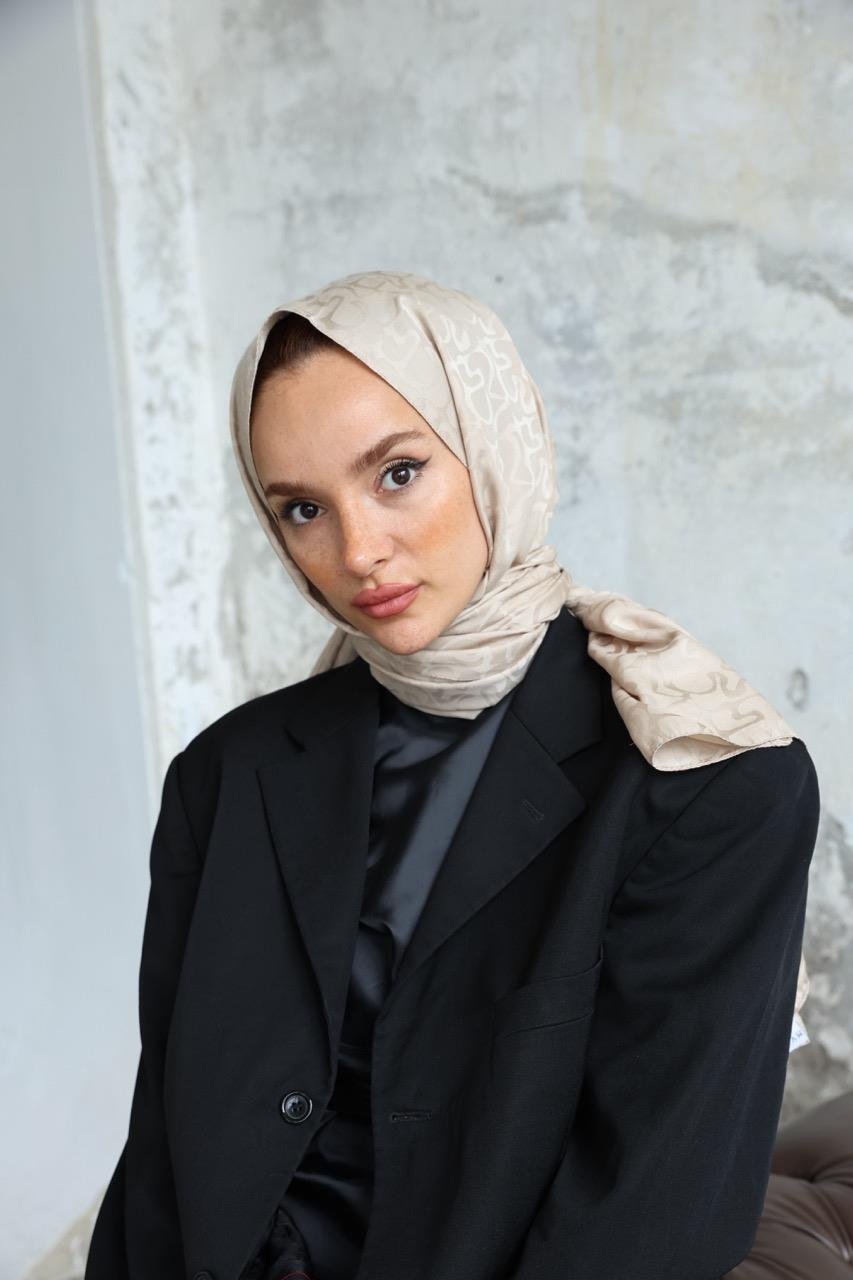 Aura Desen Jakar Şal Kum Beji