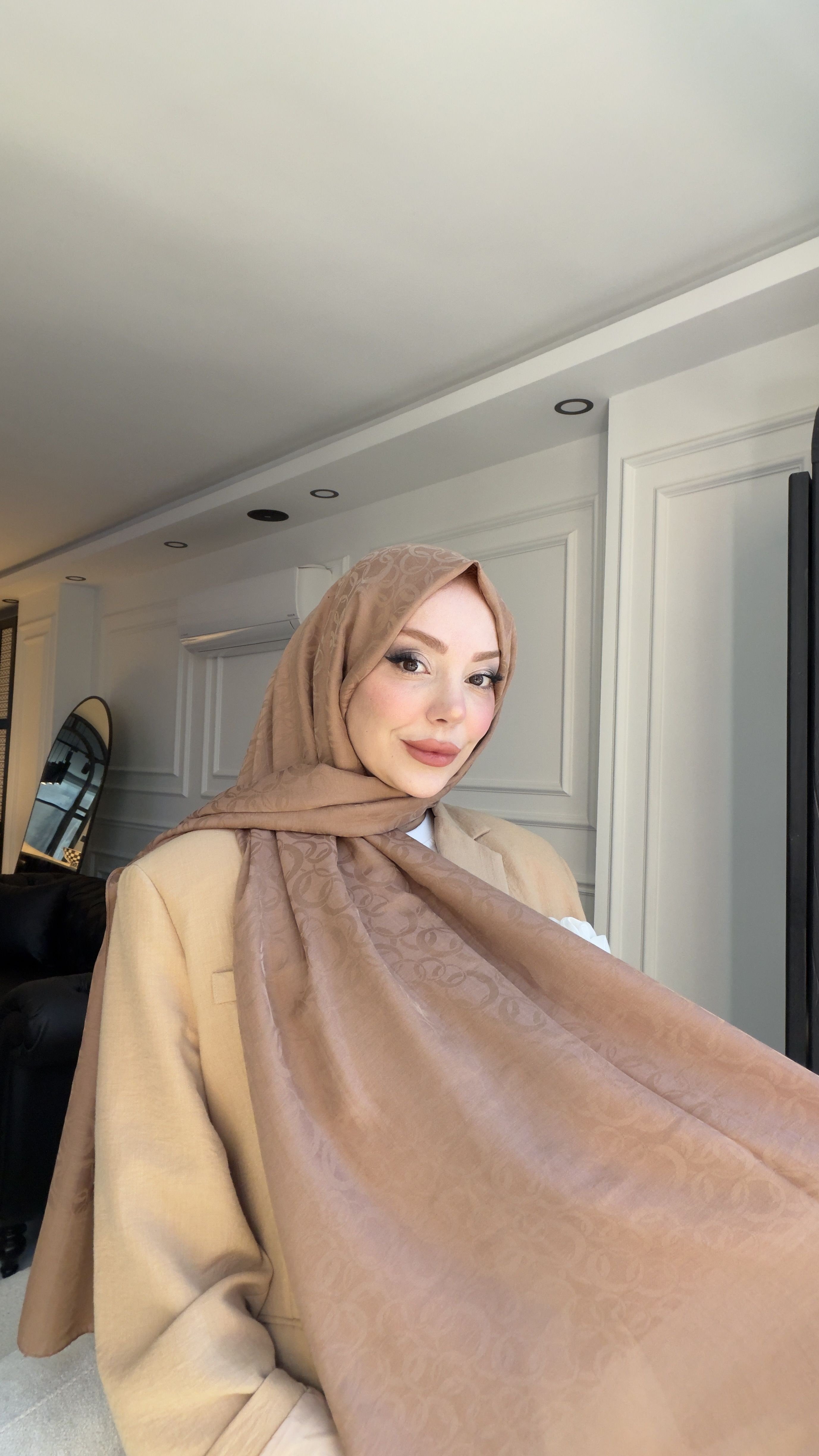 FİLOŞ PAMUK JAKAR ŞAL MOCHA
