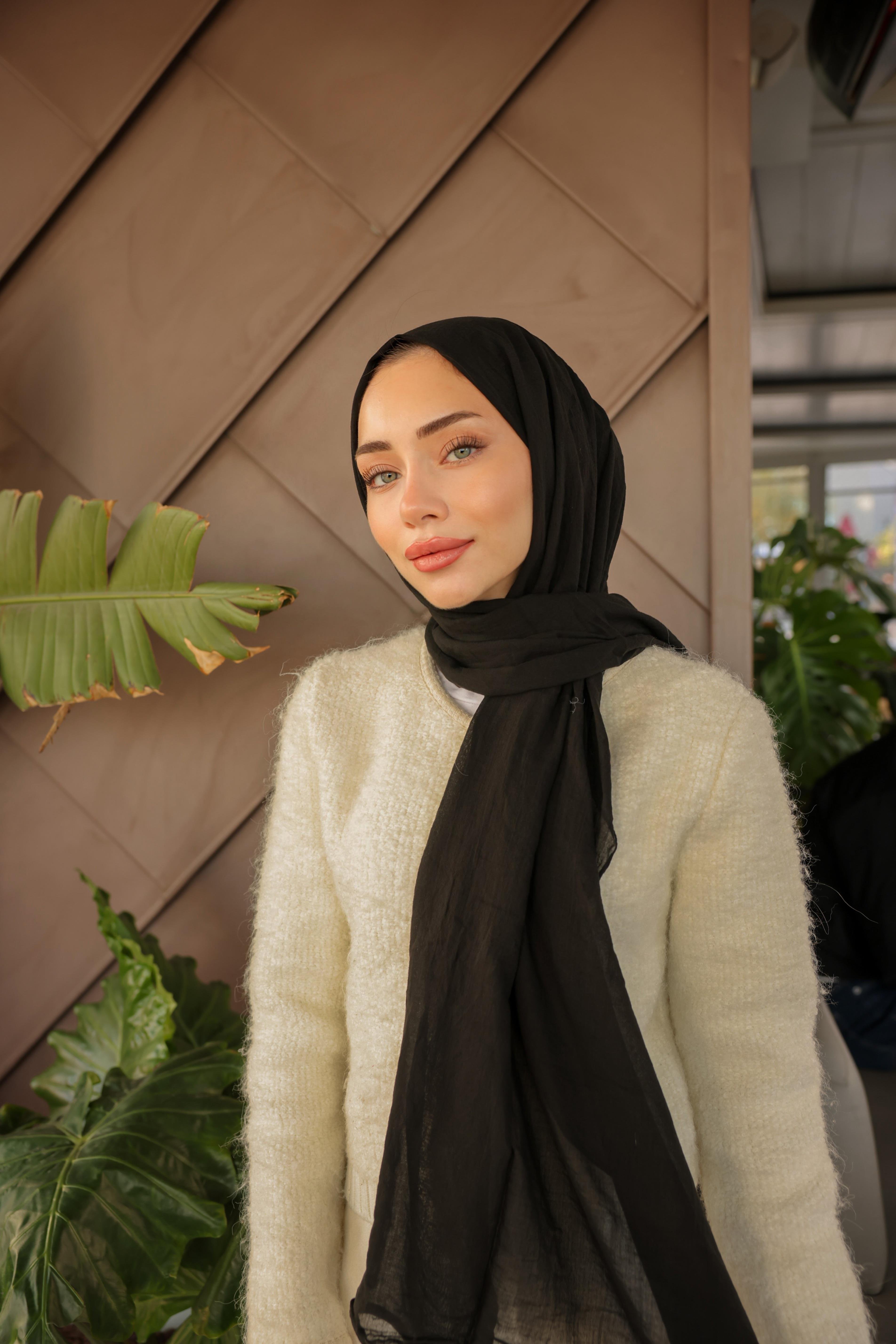 Gusto Pamuk Şal Siyah