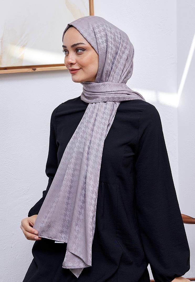 Kazayağı Jakar Şal Gri