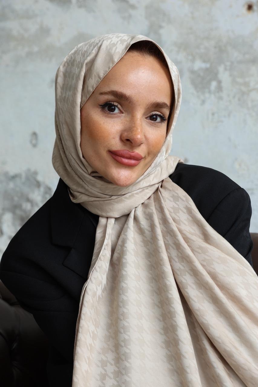 Kazayağı Jakar Şal Moda Vizonu