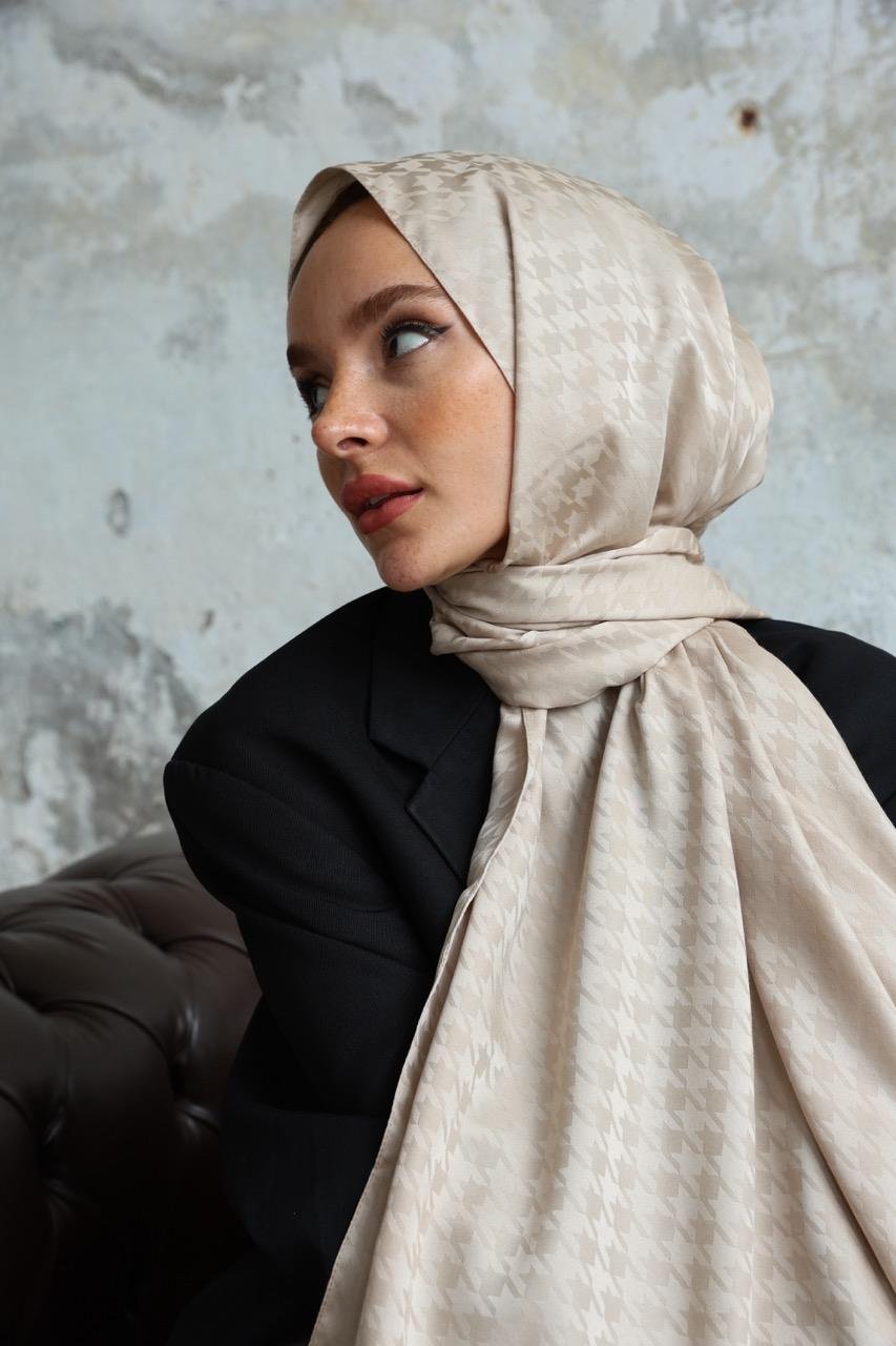 Kazayağı Jakar Şal Moda Vizonu