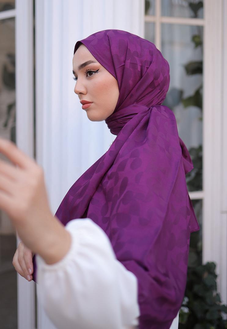 Perla Jakar Şal Mor
