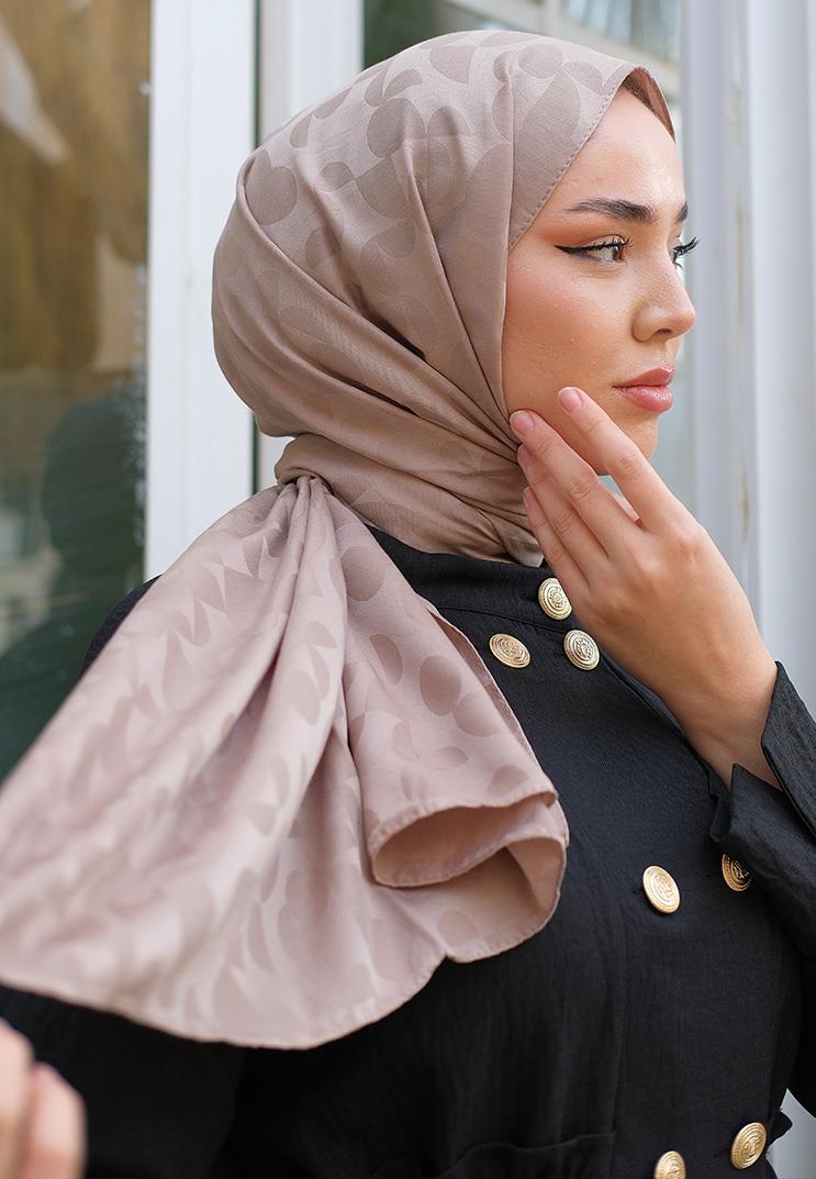 Perla Jakar Şal Vizon