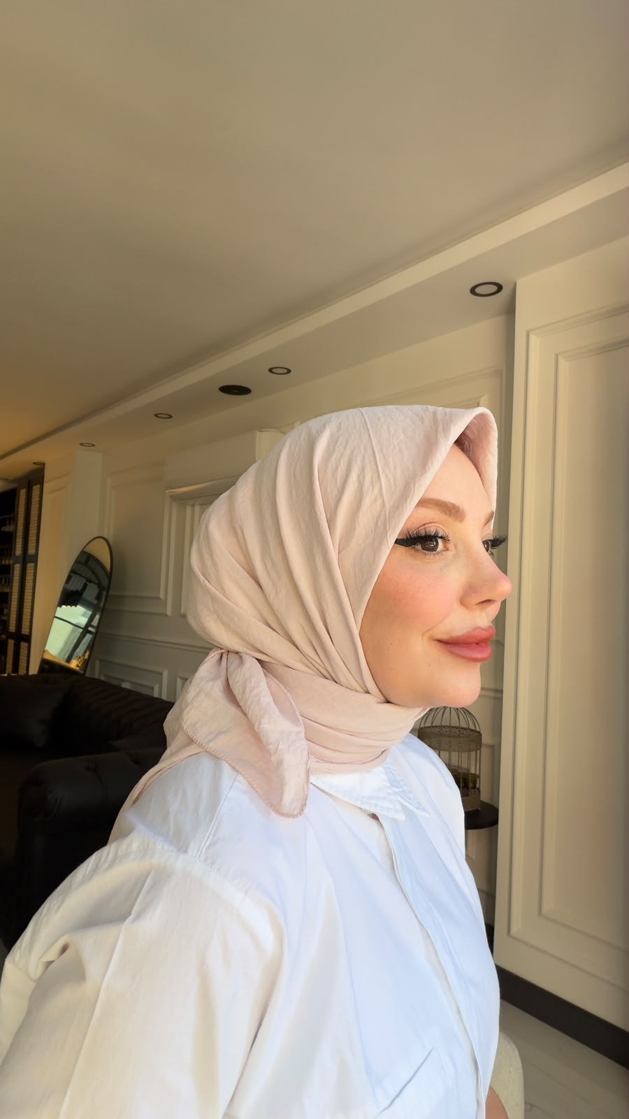 PURE AND SOFT EŞARP BEJ