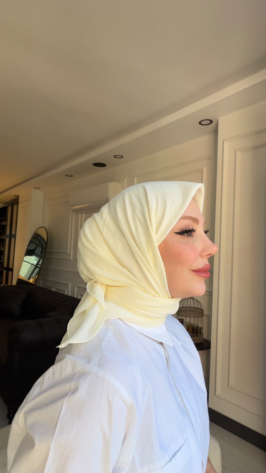 PURE AND SOFT EŞARP VANİLYA