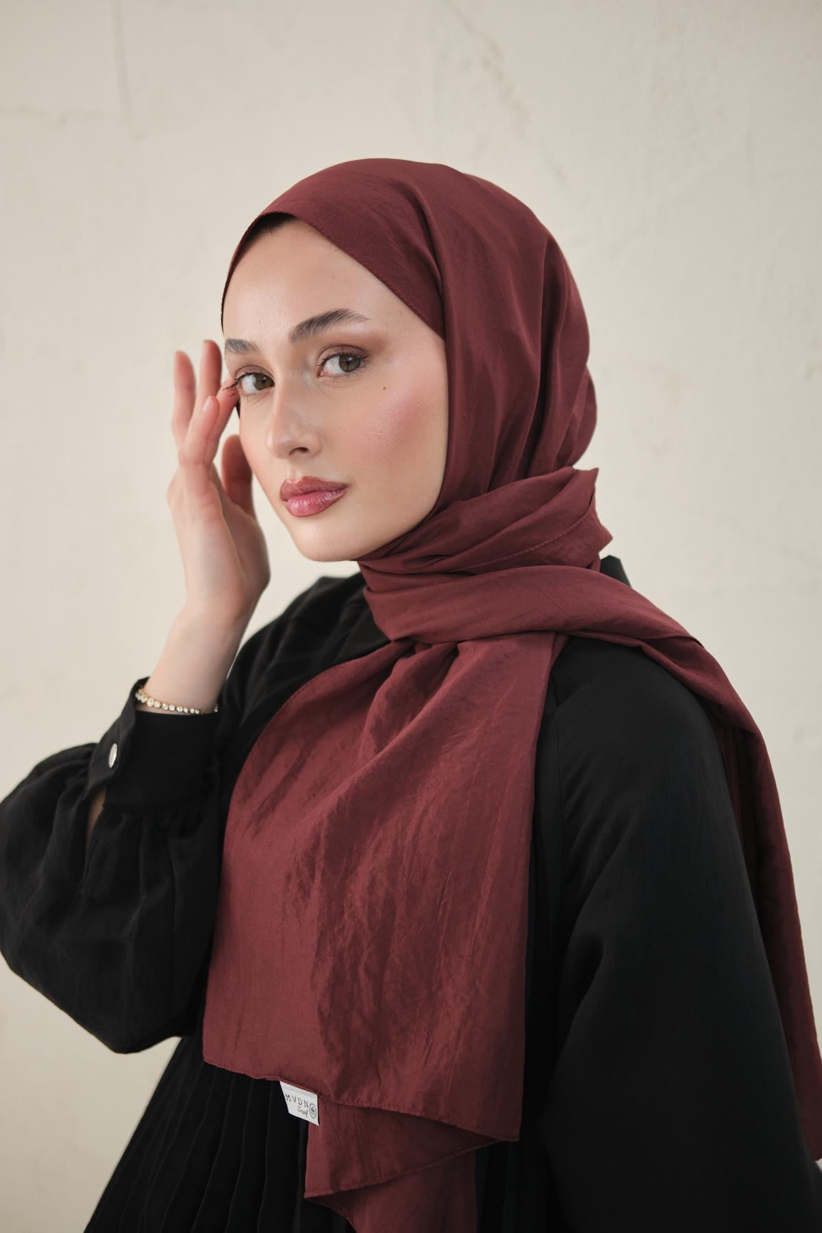 Pure Touch Kraş Şal Bordo