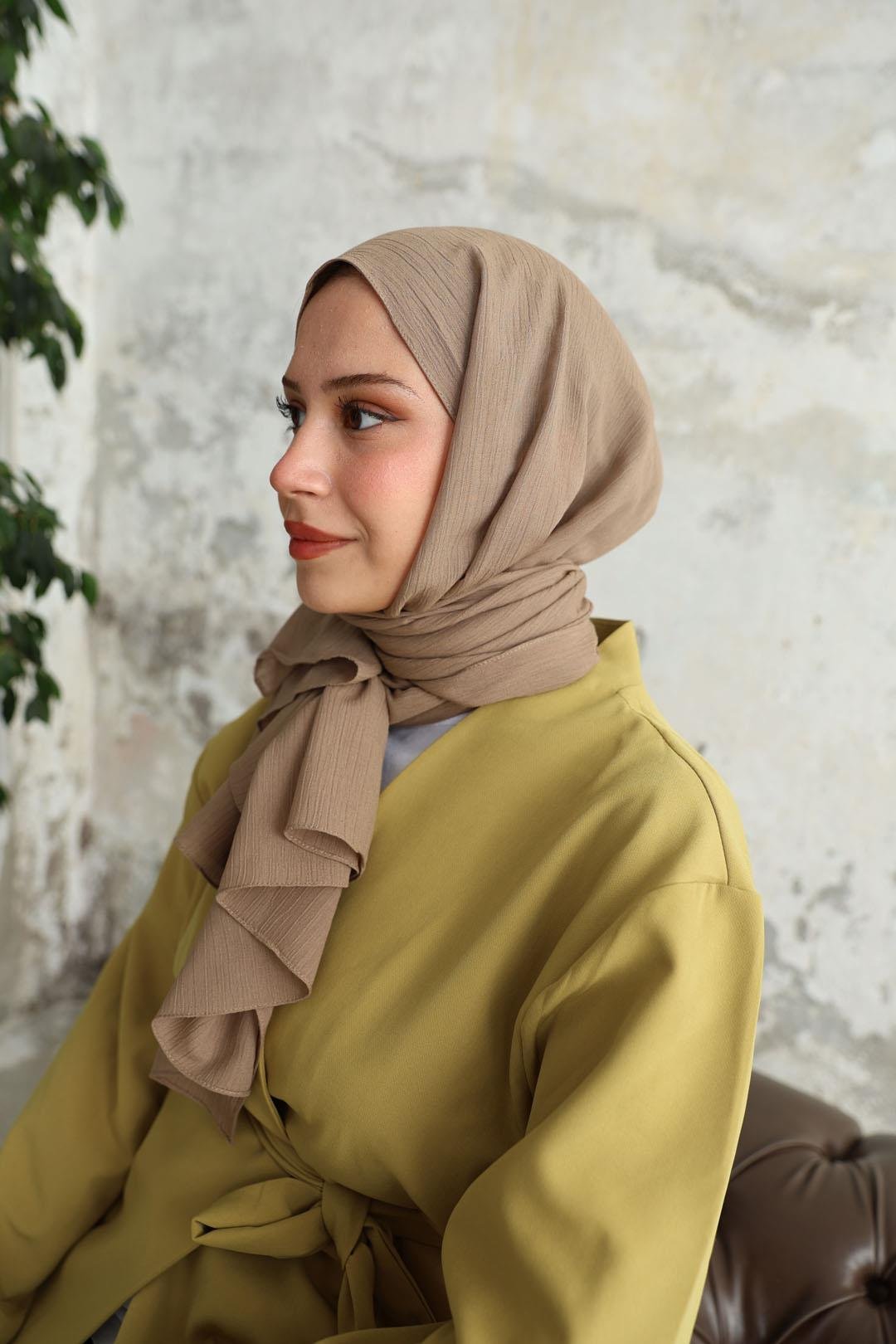 Soft Krinkıl Şal Somon