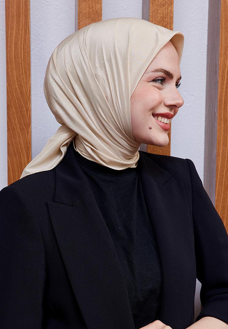 Vual Kraş Eşarp Vanilya
