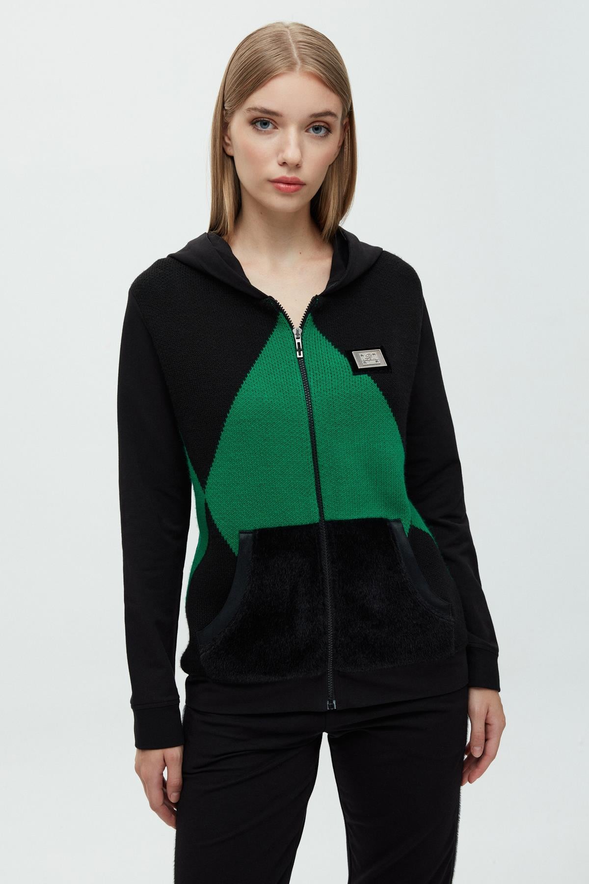 Benetton Baklavalı Mont