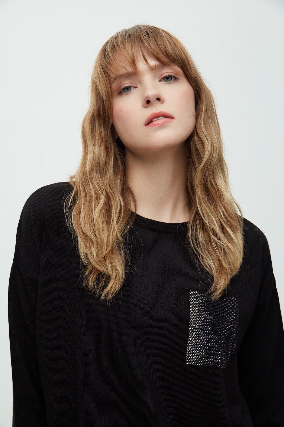 Cep Taşlı Triko Basic T-Shirt
