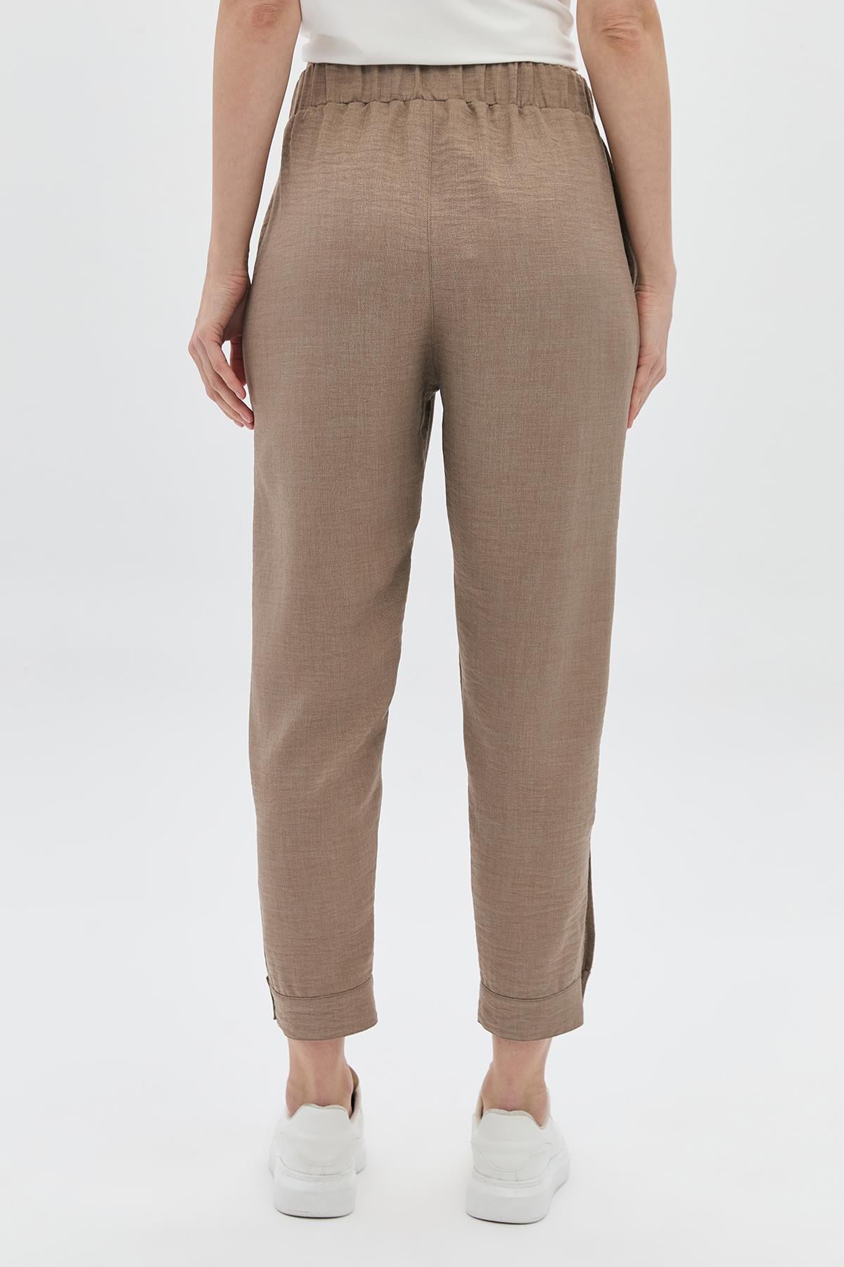 Paçası Çıtçıtlı Pantolon
