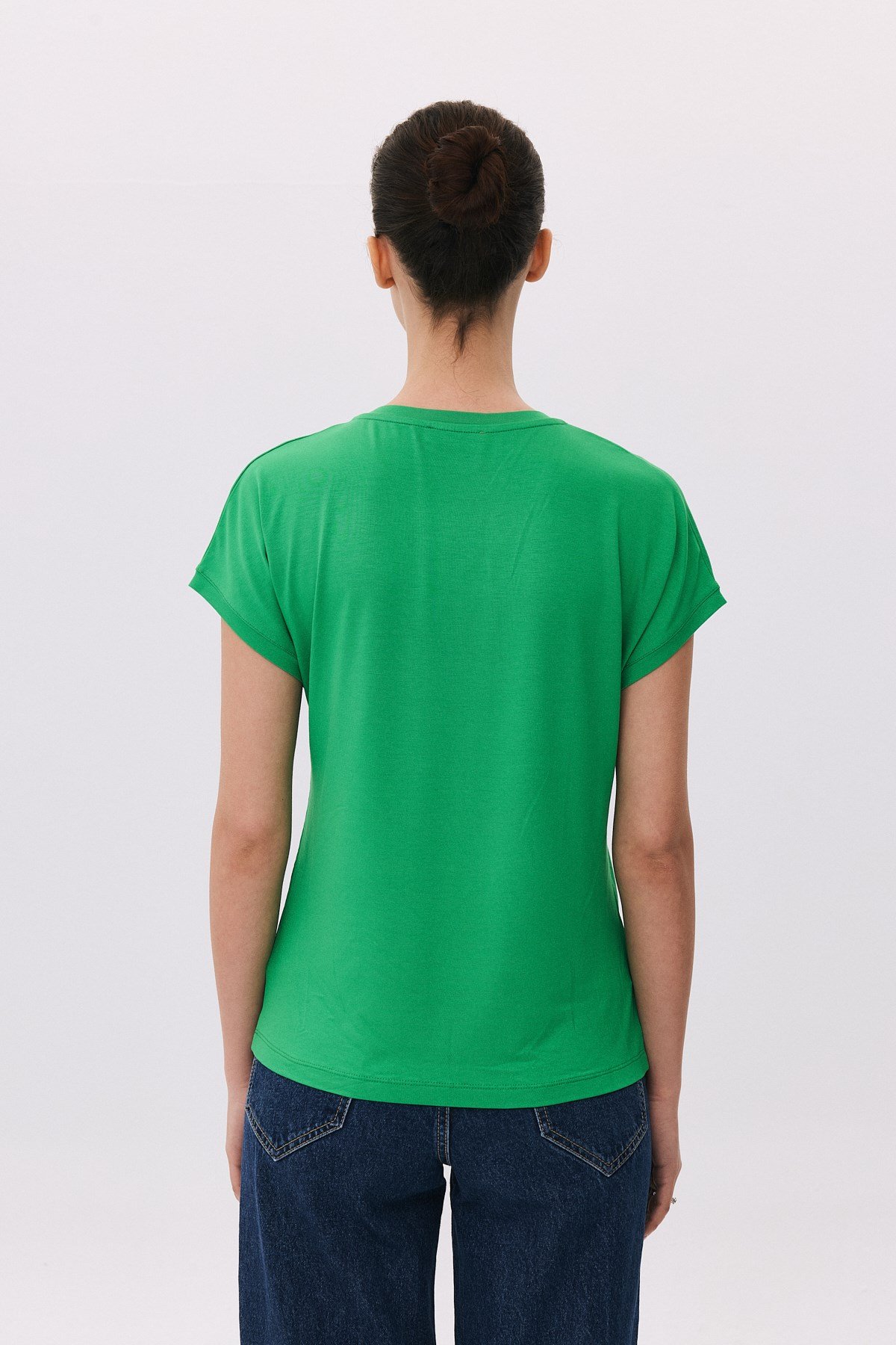 Viskon V Yaka Basic T-Shirt