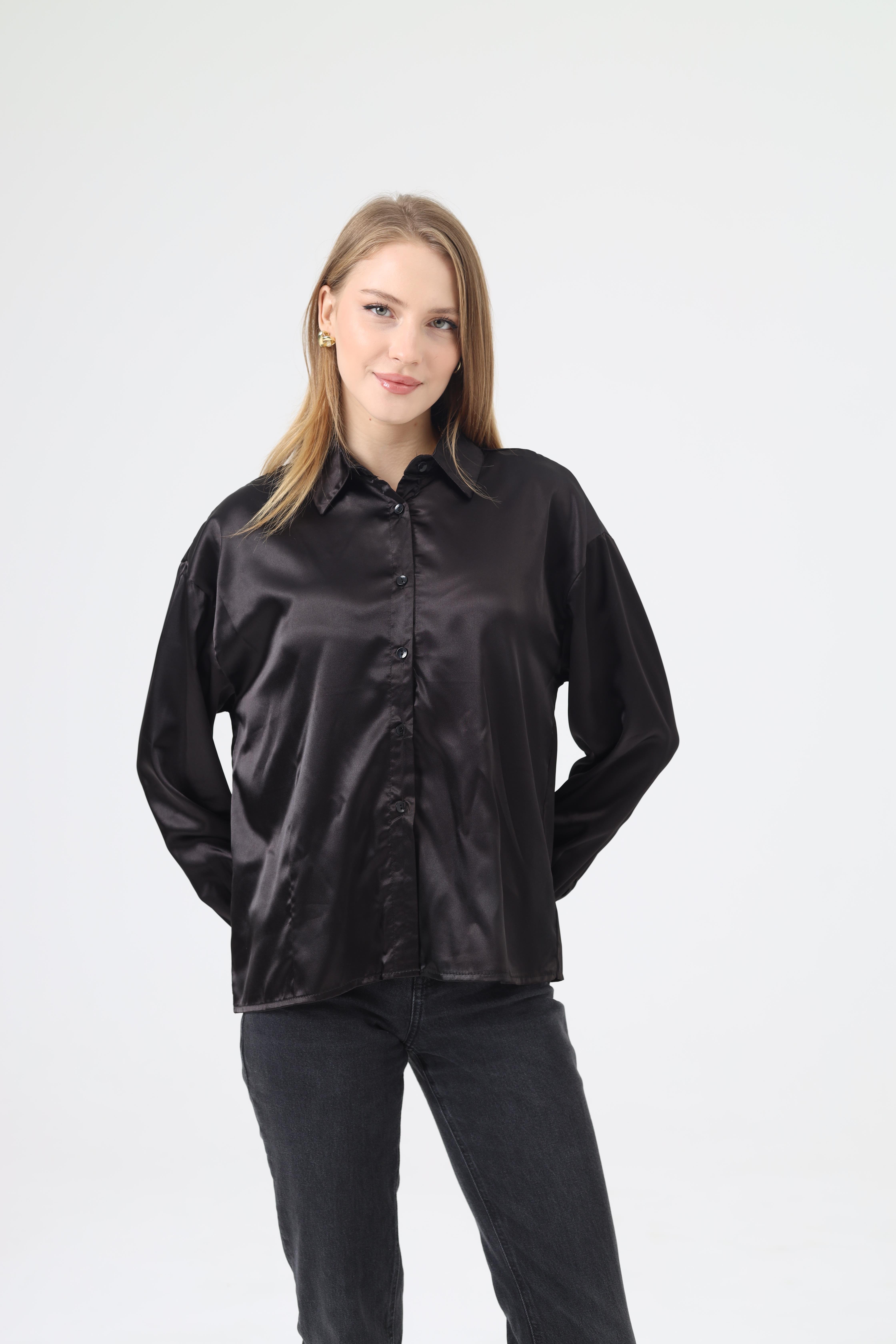 Dilek Aydın Atelier Saten Gömlek