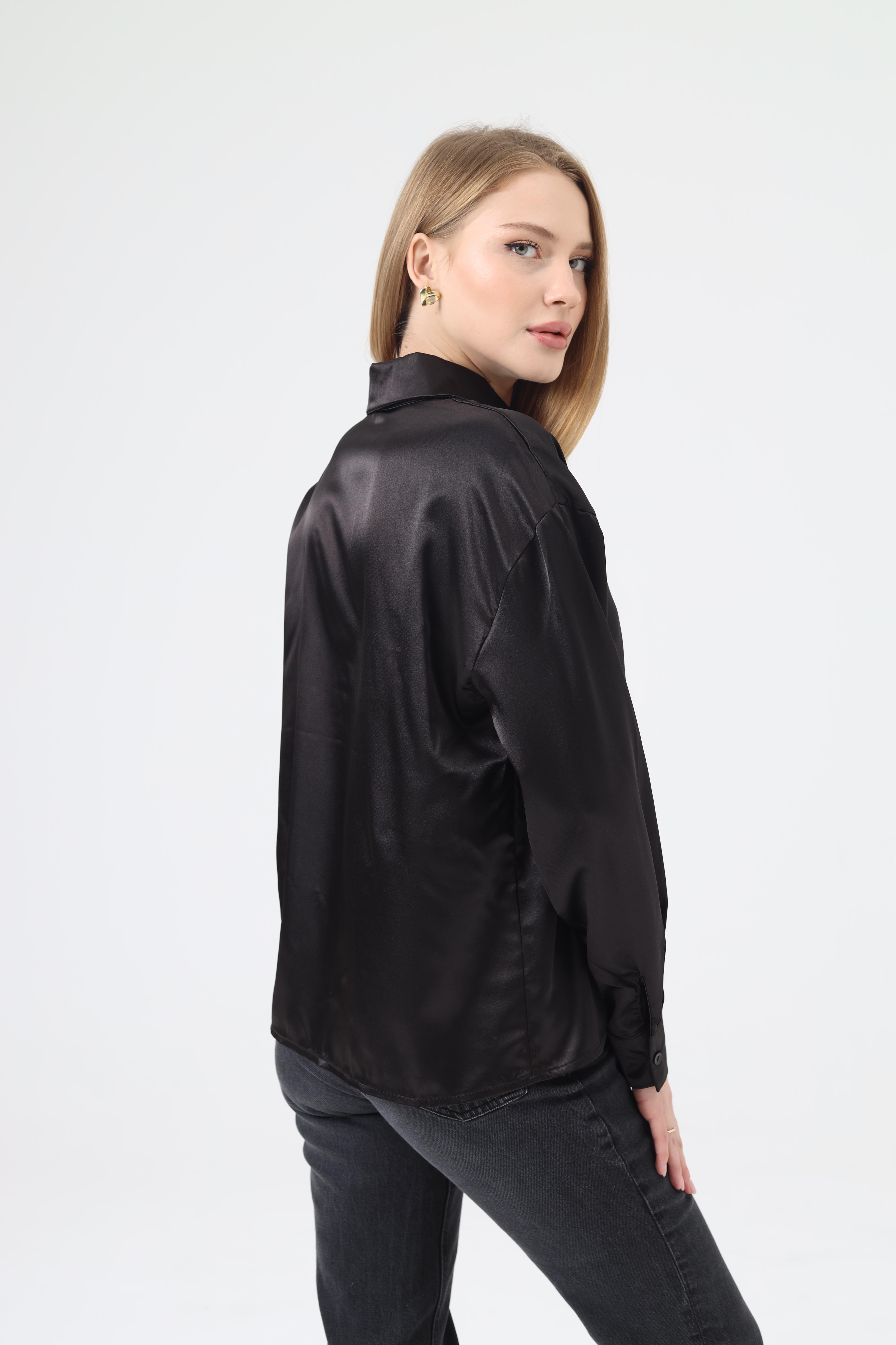 Dilek Aydın Atelier Saten Gömlek