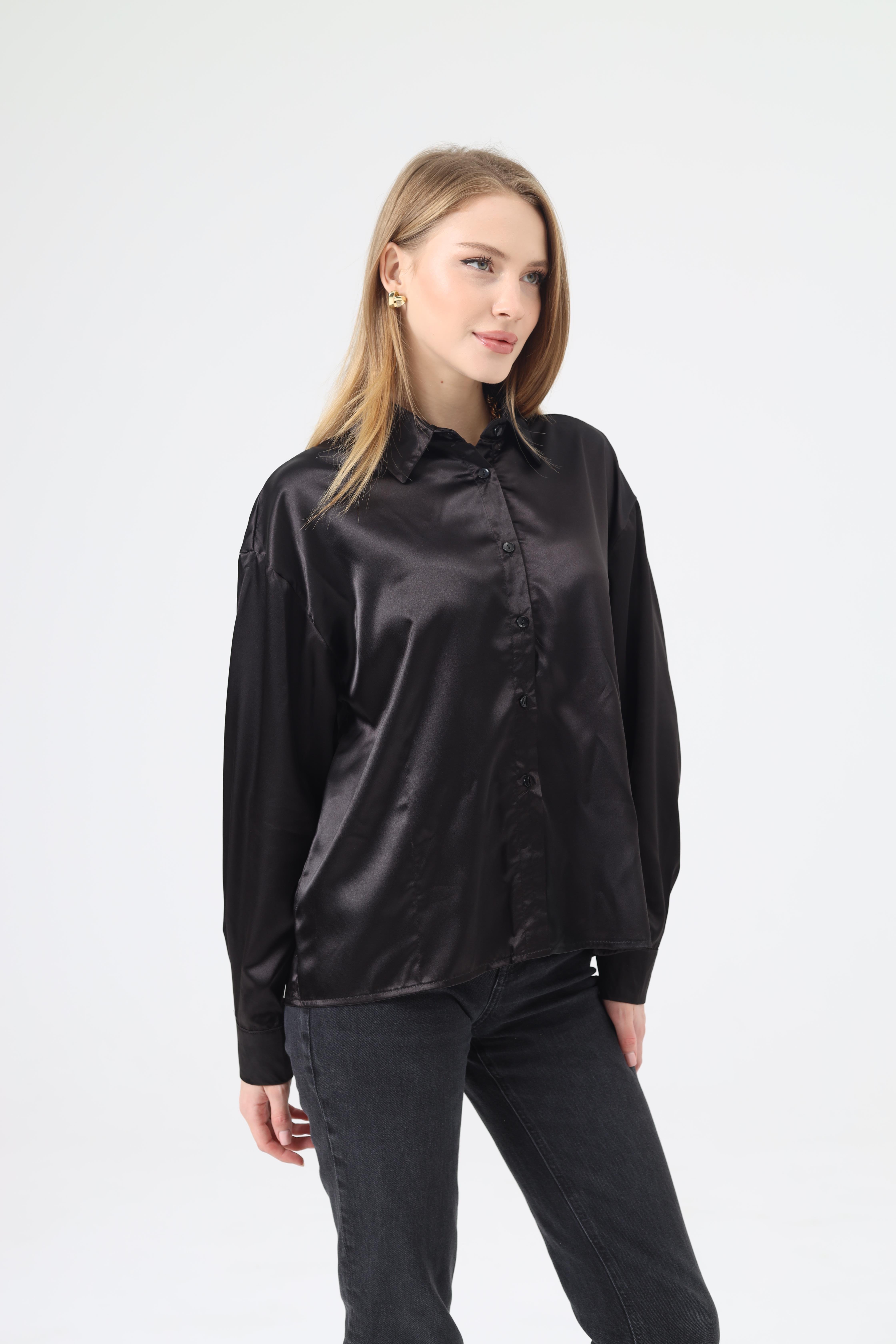 Dilek Aydın Atelier Saten Gömlek