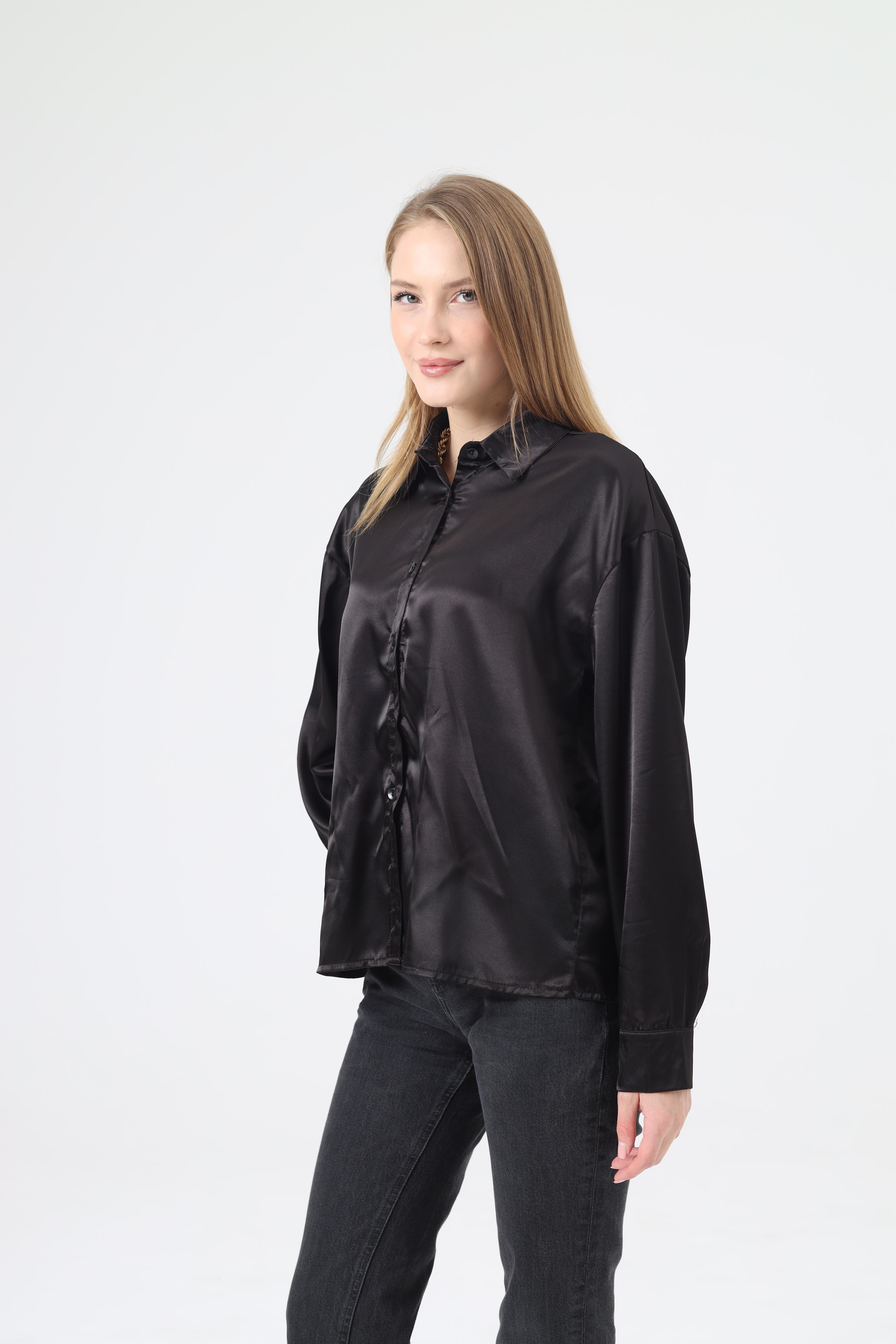 Dilek Aydın Atelier Saten Gömlek