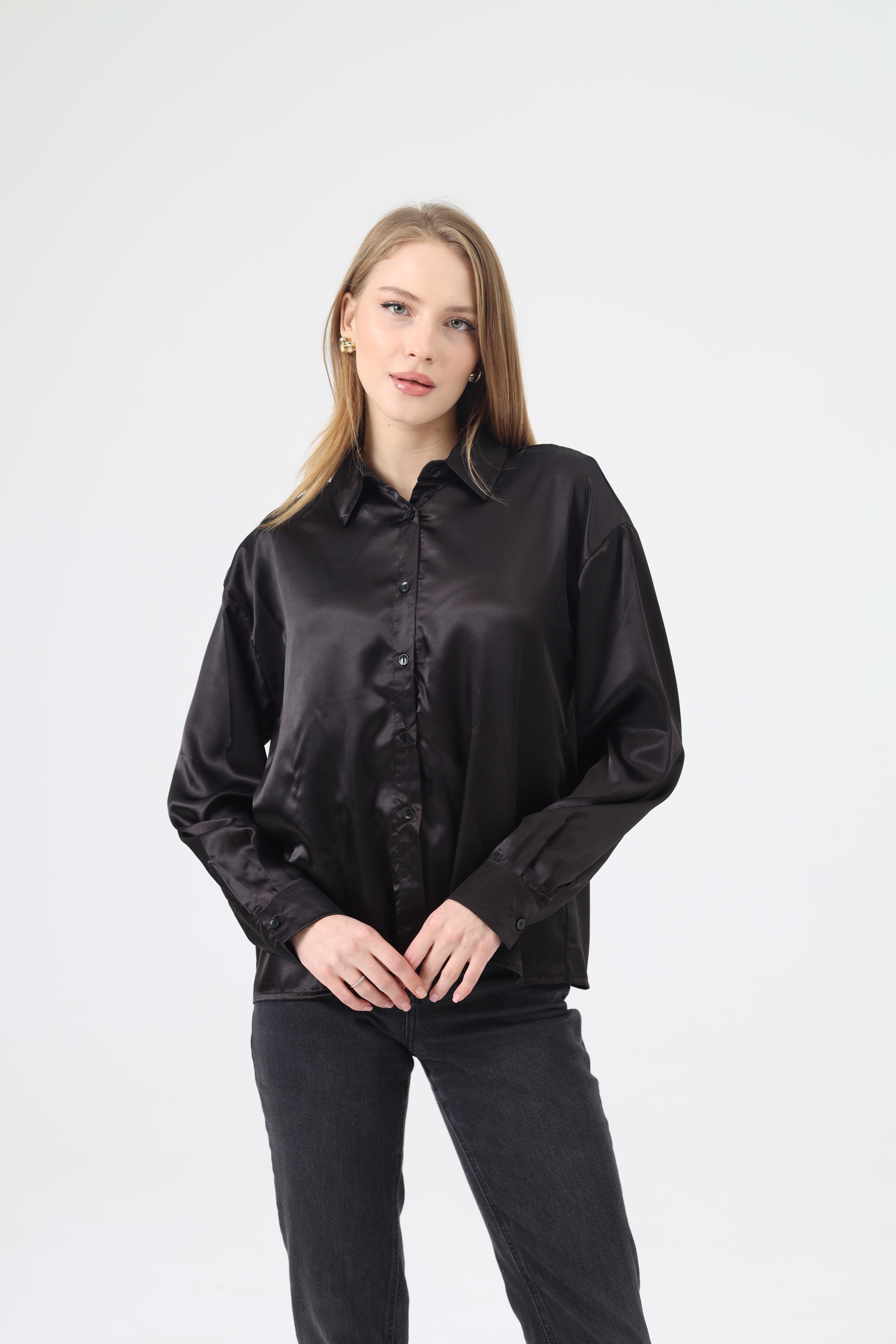 Dilek Aydın Atelier Saten Gömlek