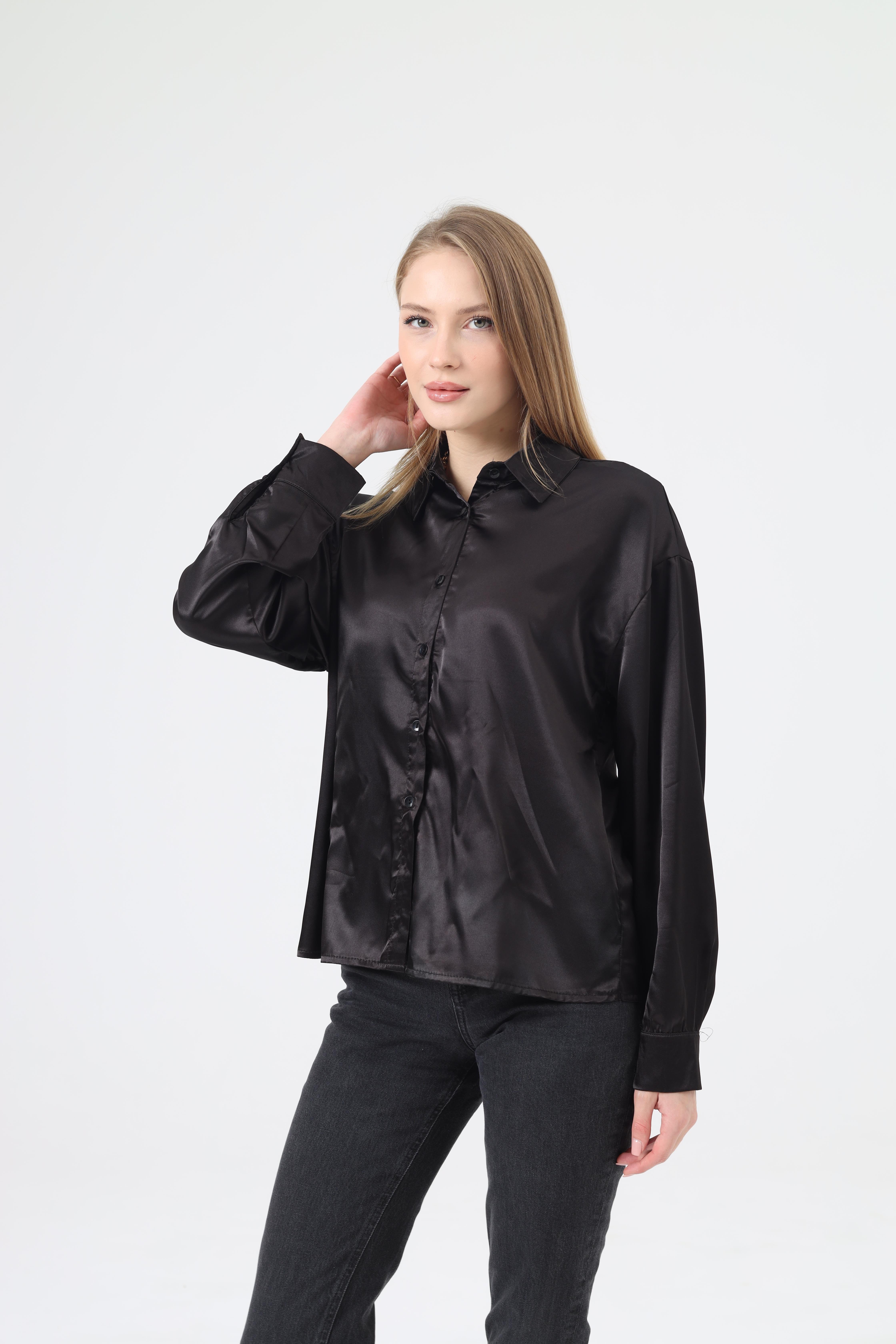 Dilek Aydın Atelier Saten Gömlek