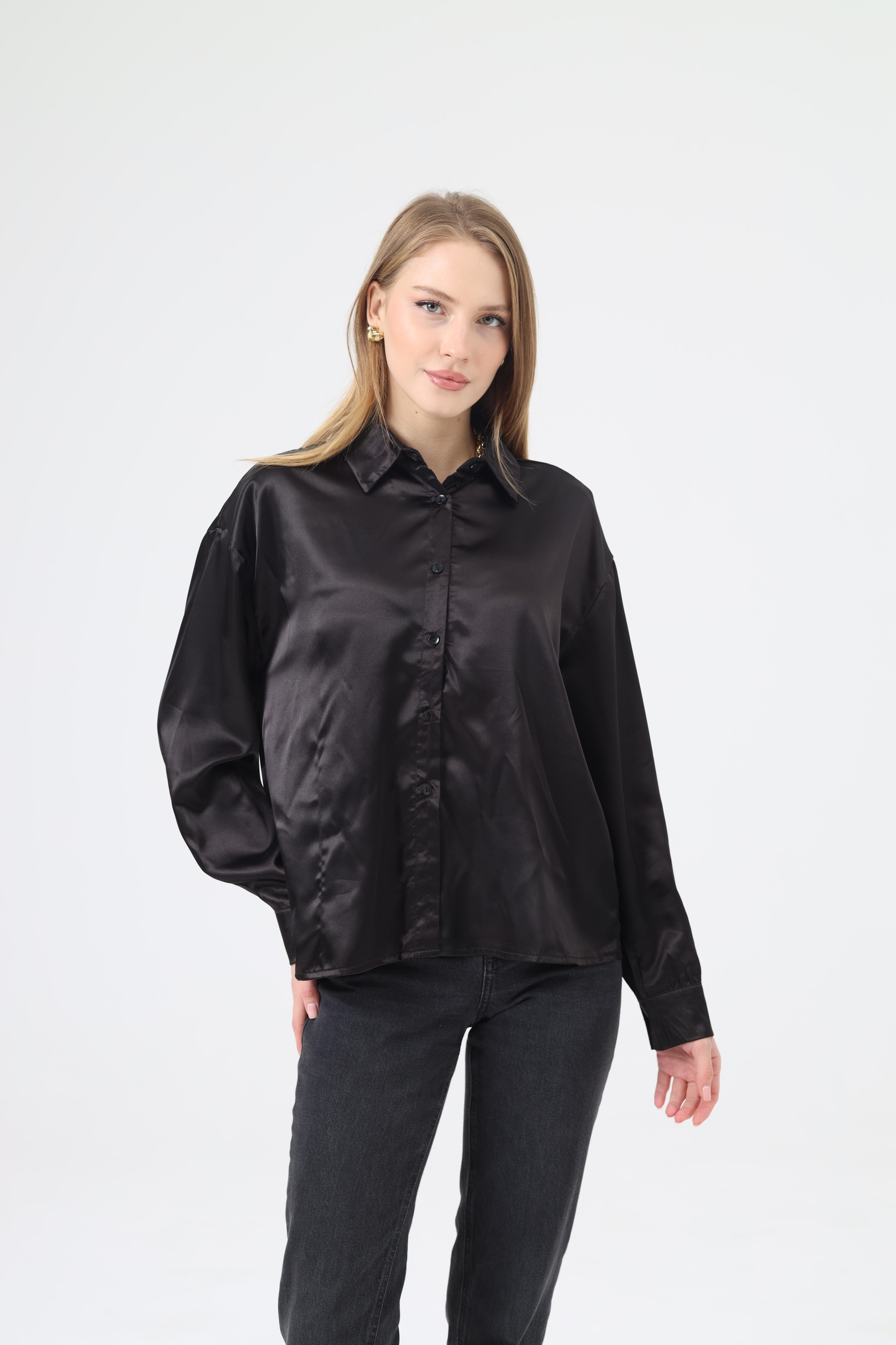 Dilek Aydın Atelier Saten Gömlek