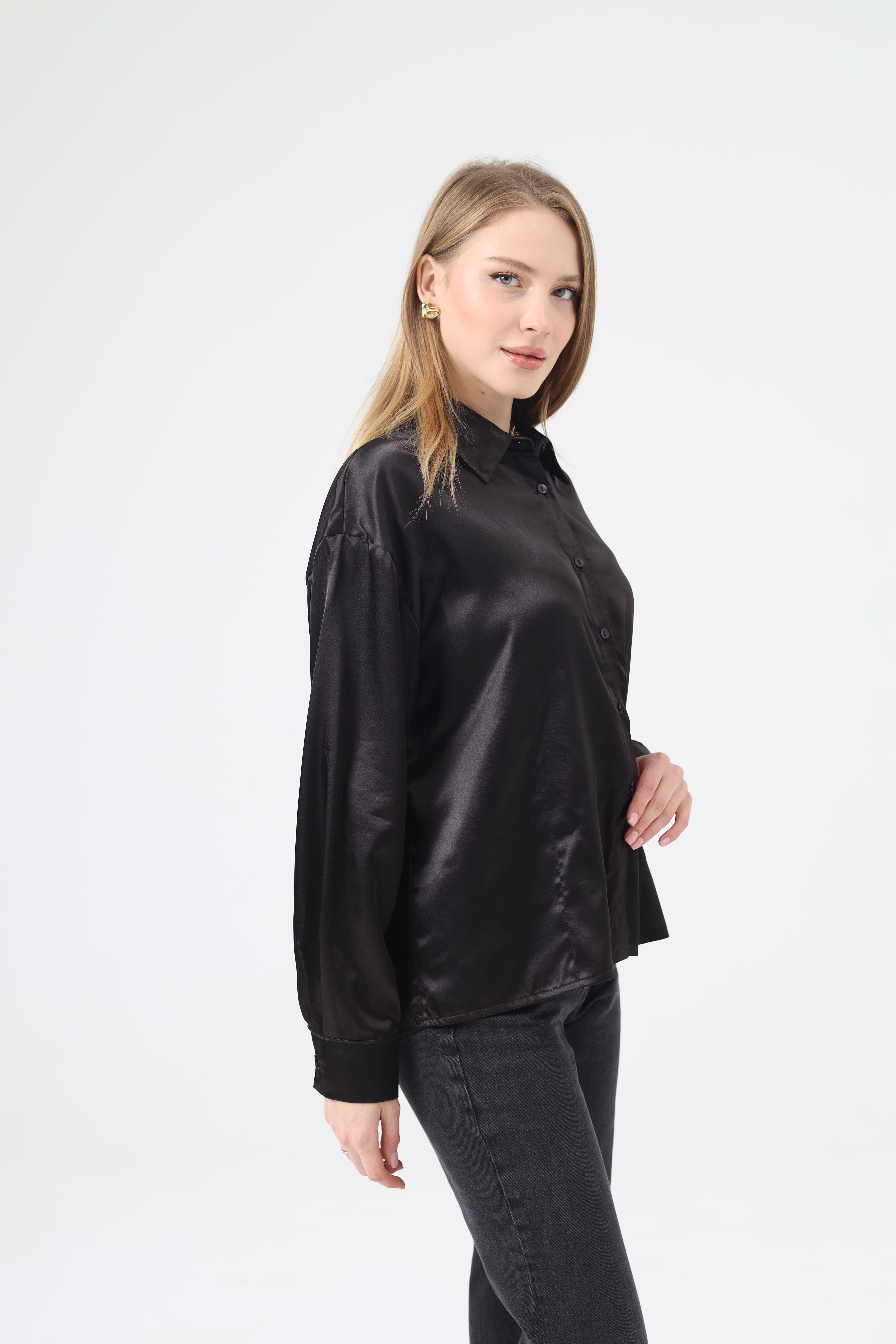 Dilek Aydın Atelier Saten Gömlek