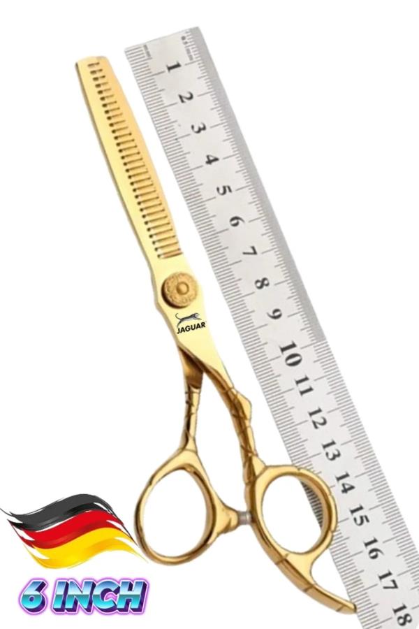  JGS 853 Gold Dış Bükey Saç Kesim Ara Makas Kutulu 1 Adet Profesyonel 