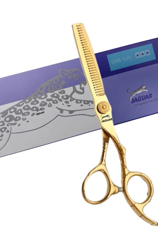  JGS 853 Gold Dış Bükey Saç Kesim Ara Makas Kutulu 1 Adet Profesyonel 