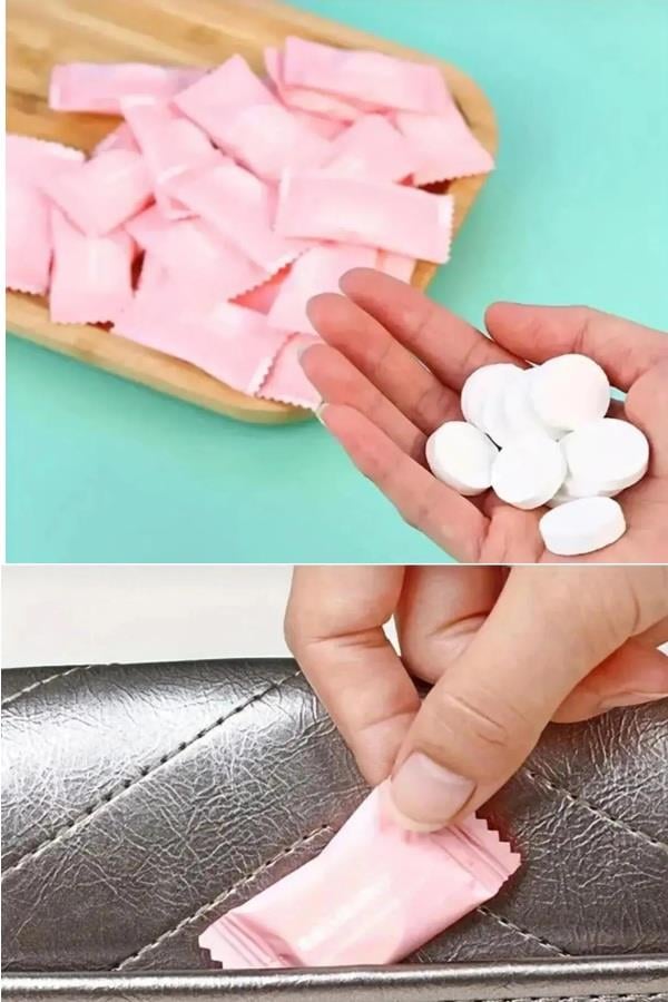 100 Adet Suda Şişen Kapsül Pamuk Mendil 20*20cm