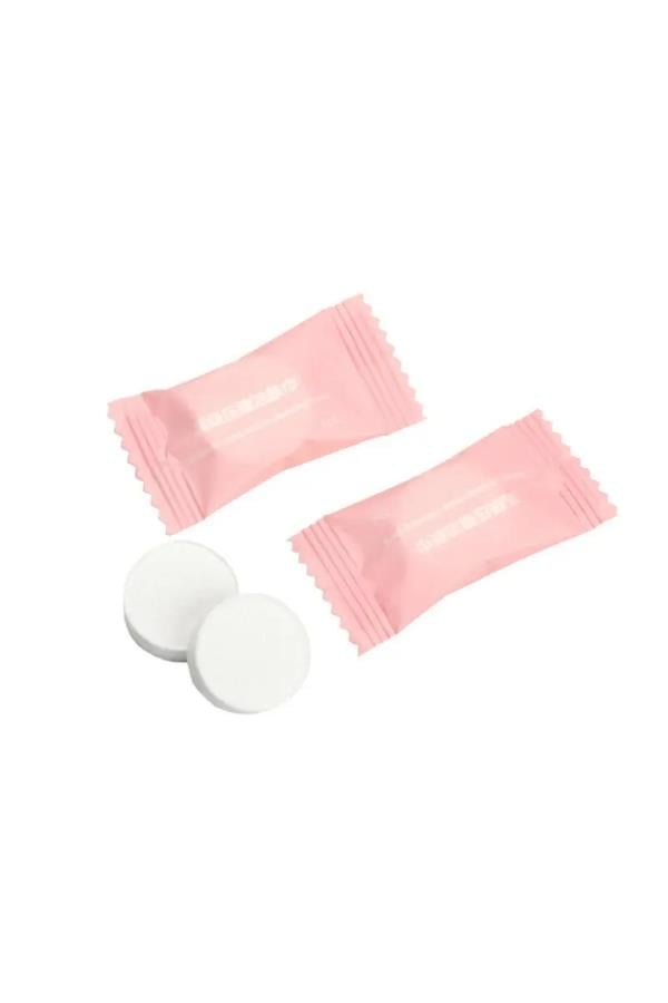 100 Adet Suda Şişen Kapsül Pamuk Mendil 20*20cm