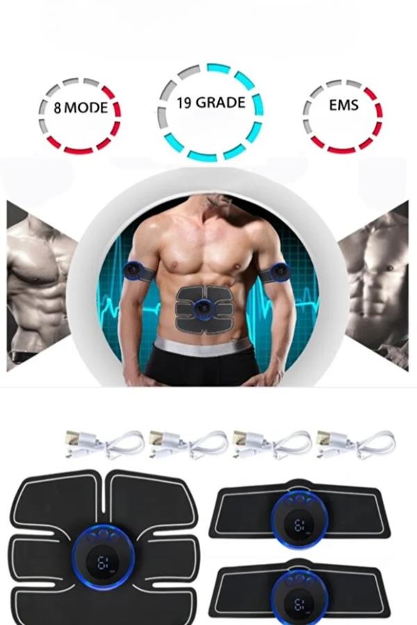 3lü Vücut Geliştirme ve Masaj Alet Seti