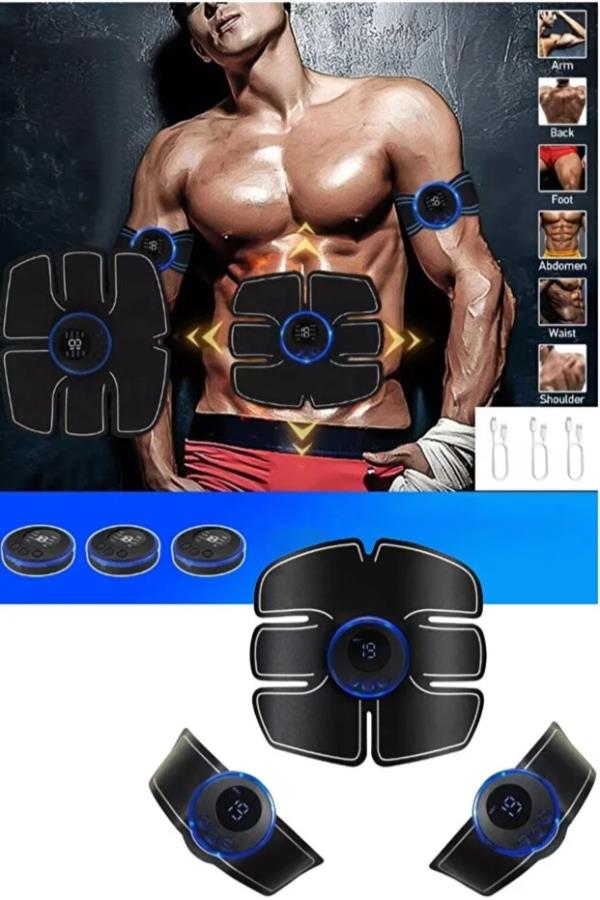 3lü Vücut Geliştirme ve Masaj Alet Seti