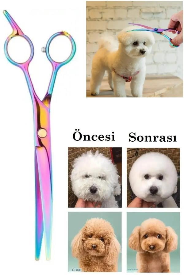 7 inç Rainbow Düz Kavis Makası