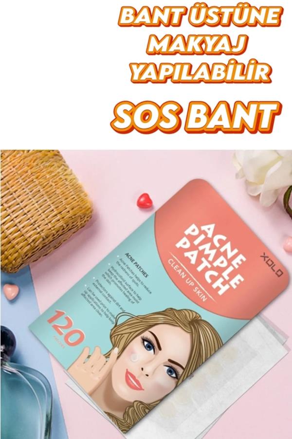 Akne Sivilce Siyah Nokta Bandı Pimple Patch 120 Adet