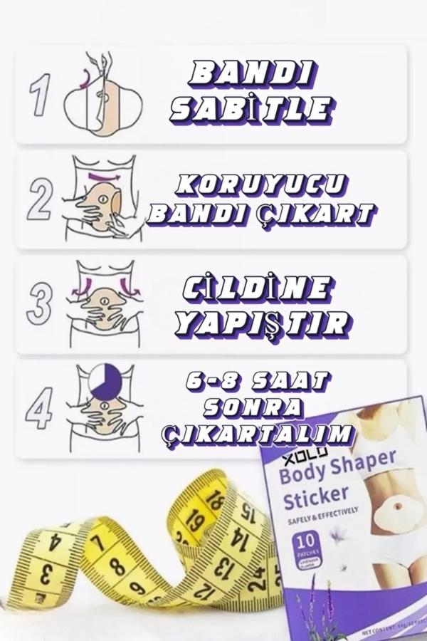 Body Shaper Etkin Göbek Bandı 5 Adet