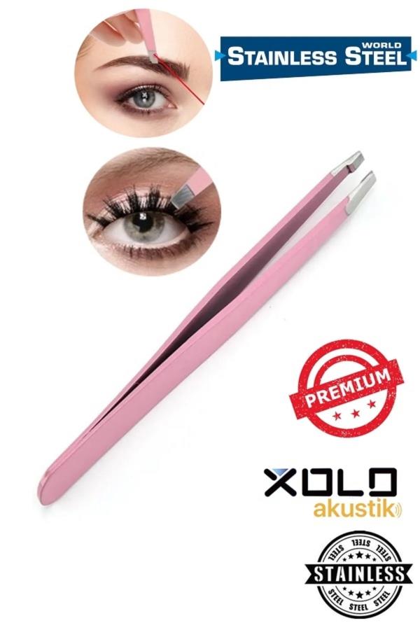 Çelik Cımbız Kalın Yan Uçlu Pembe XLC520