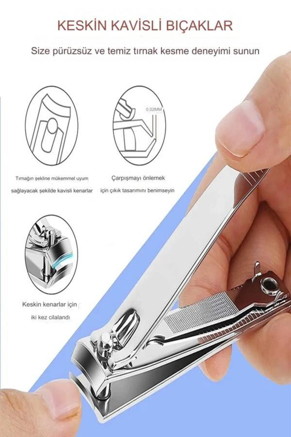 Çıtçıtlı Büyük Boy İsveç Tırnak Makası