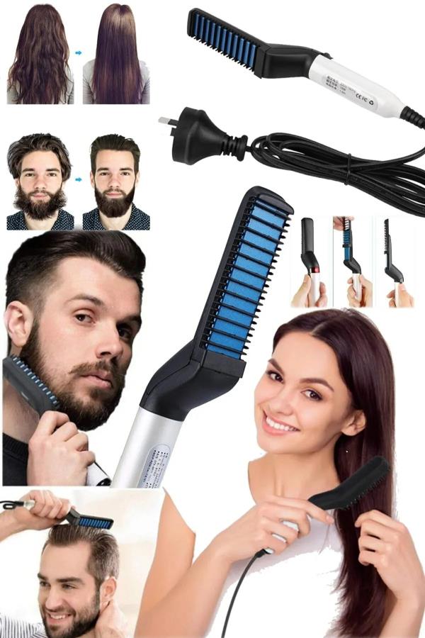 Elektrikli Saç ve Sakal Düzleştirici Cihaz