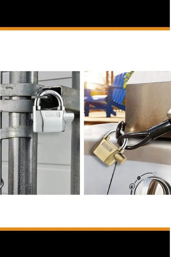 Gold Alarmlı Kısa Asma Kilit