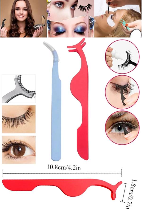 İpek Kirpik Seti 2'li ASORTİ