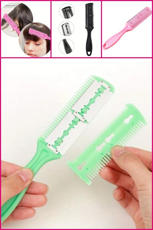 Jiletli Ustura Saç Tarağı Asorti