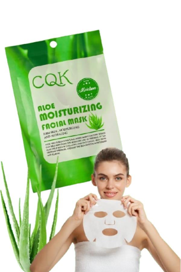Kağıt Yüz Maskesi Aloe Vera Özlü