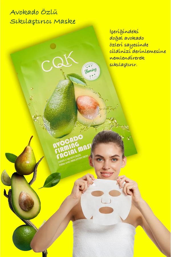 Kağıt Yüz Maskesi Avokado Özlü