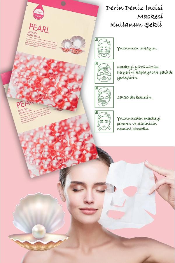 Kağıt Yüz Maskesi Derin Okyanus İncisi Maske