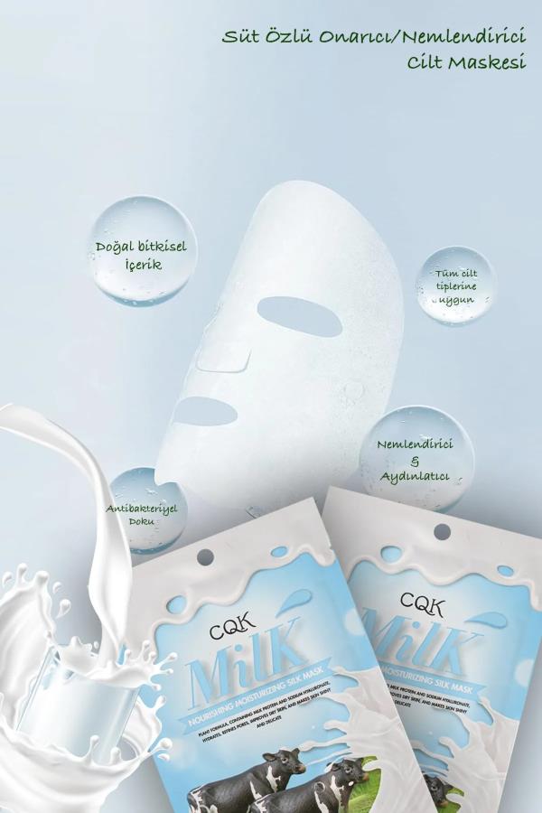 Kağıt Yüz Maskesi İnek Sütlü Özlü