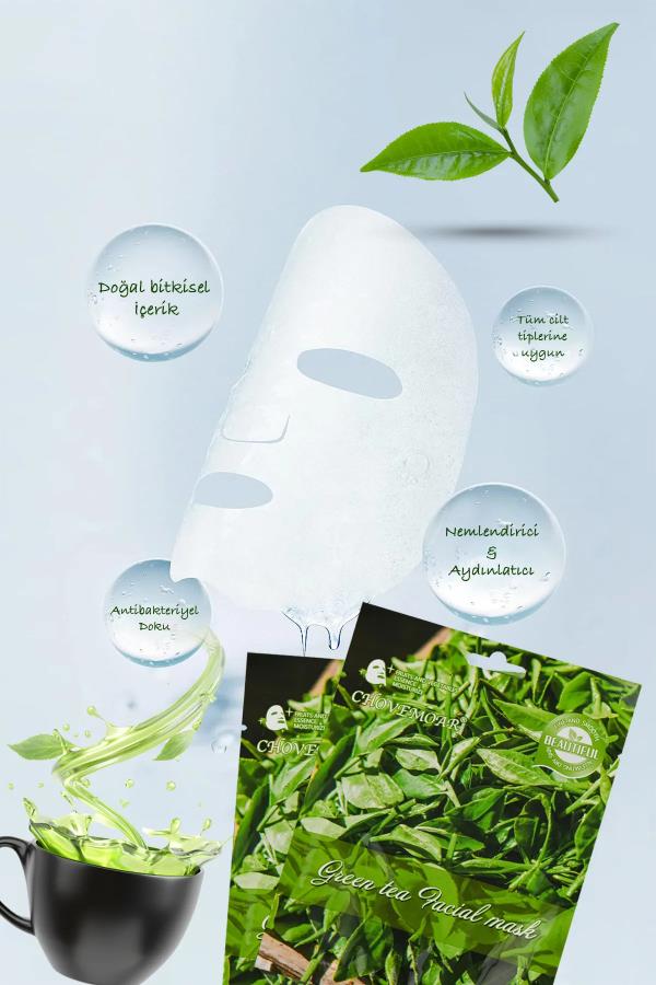 Kağıt Yüz Maskesi Kolajen Adaçayı Özlü 