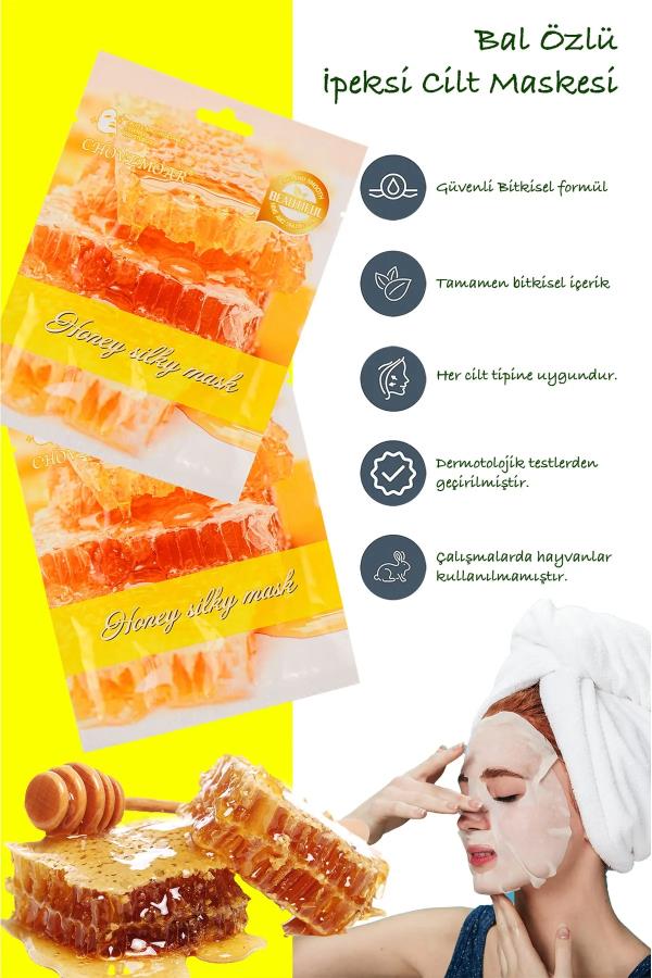 Kağıt Yüz Maskesi Kolajen Bal Özlü 