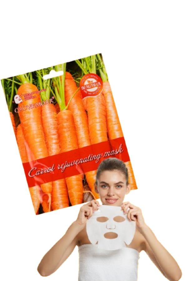 Kağıt Yüz Maskesi Kolajen Havuç Özlü 